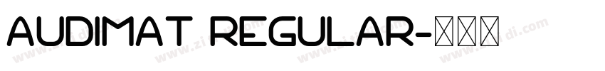 AUdimat Regular字体转换